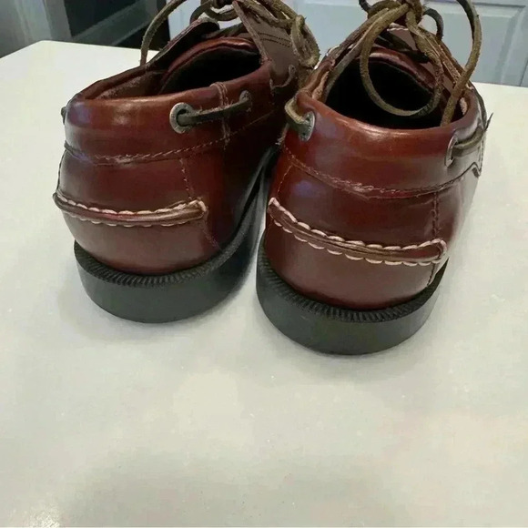 Dockers men’s brown leather lace up shoes size 9 excellent condition main image 9